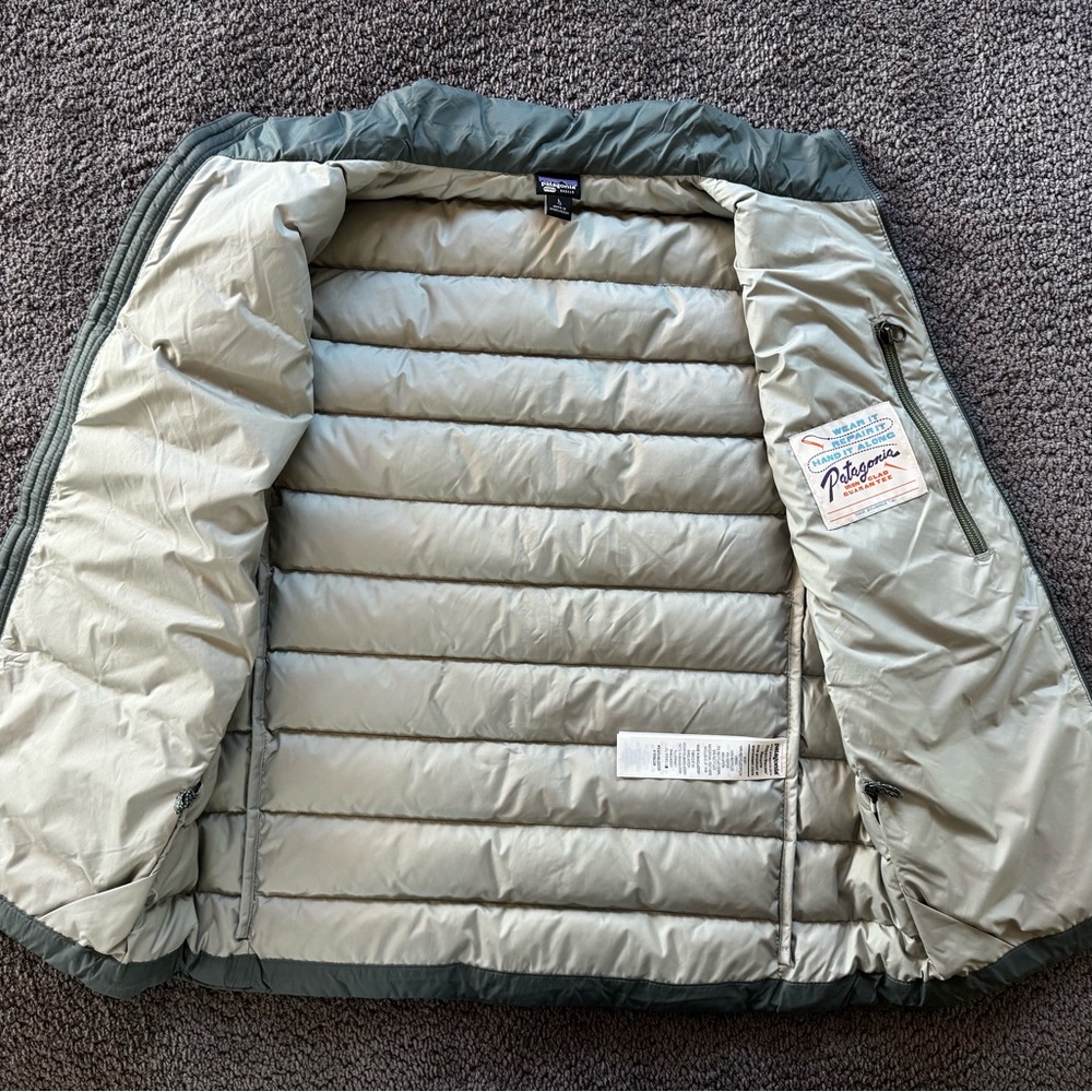 Patagonia Kids Down Sweater Vest - Gray - Picture 3 of 8